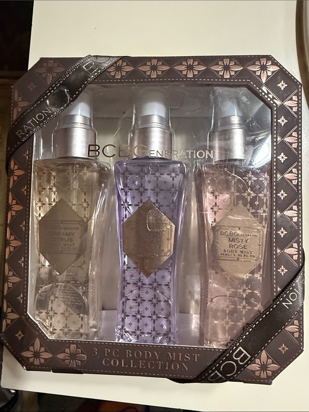 BCBGeneration 3-Pc Body Mist Set - Clear, Light Purple, Light Pink